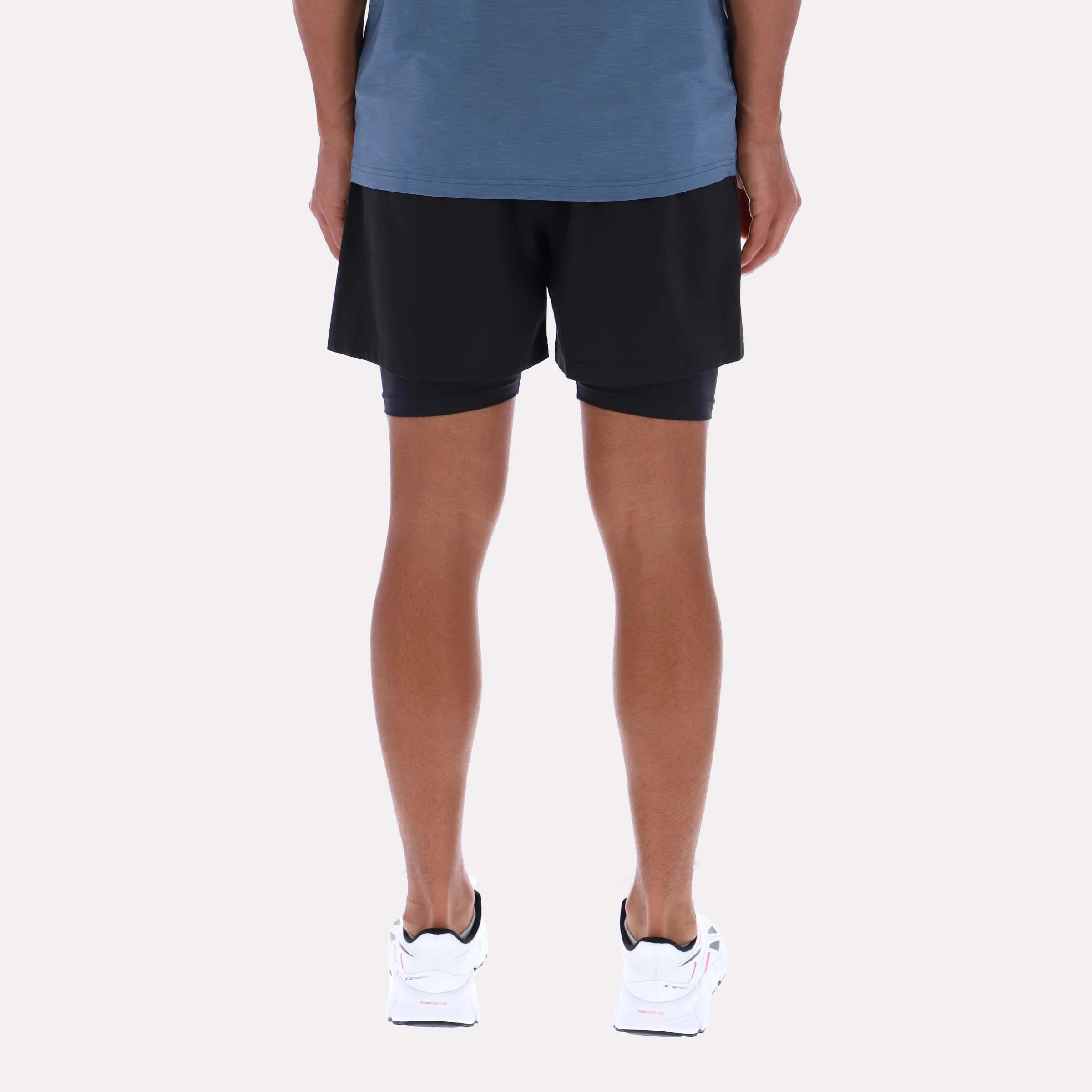 Reebok Apparel Men 2-in-1 RBK-DRY Training Shorts BLACK - Image 2