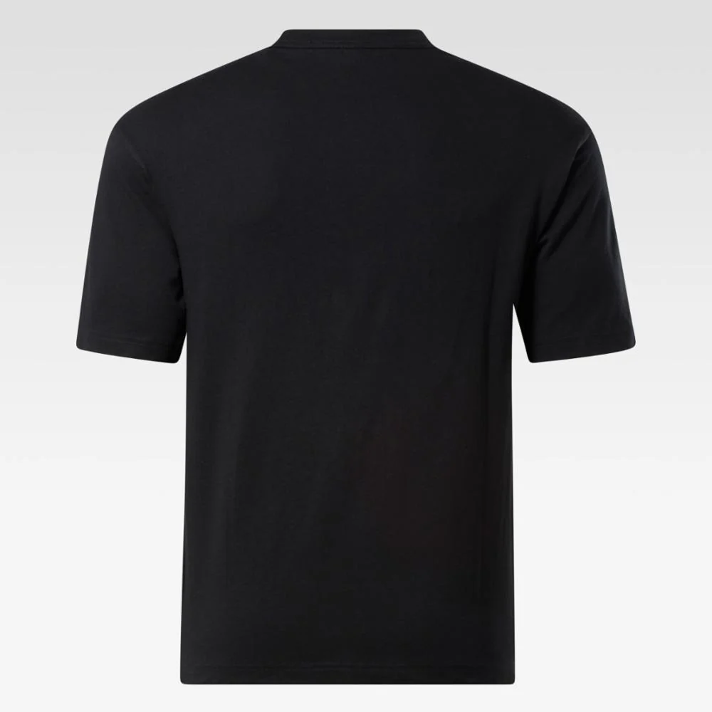 Reebok Apparel Men Above The Rim Collage T-Shirt BLACK - Image 2