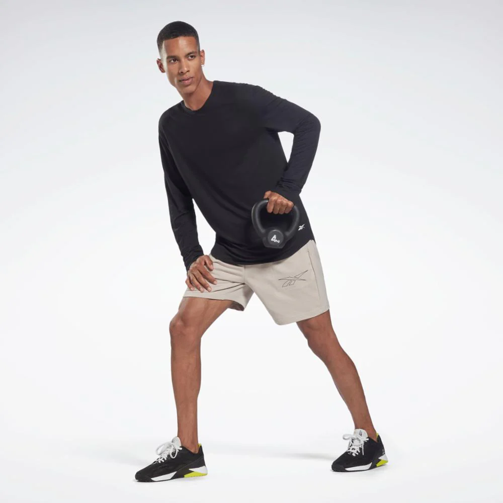 Reebok Apparel Men ACTIVCHILL+DREAMBLEND Long Sleeve Shirt BLACK - Image 2