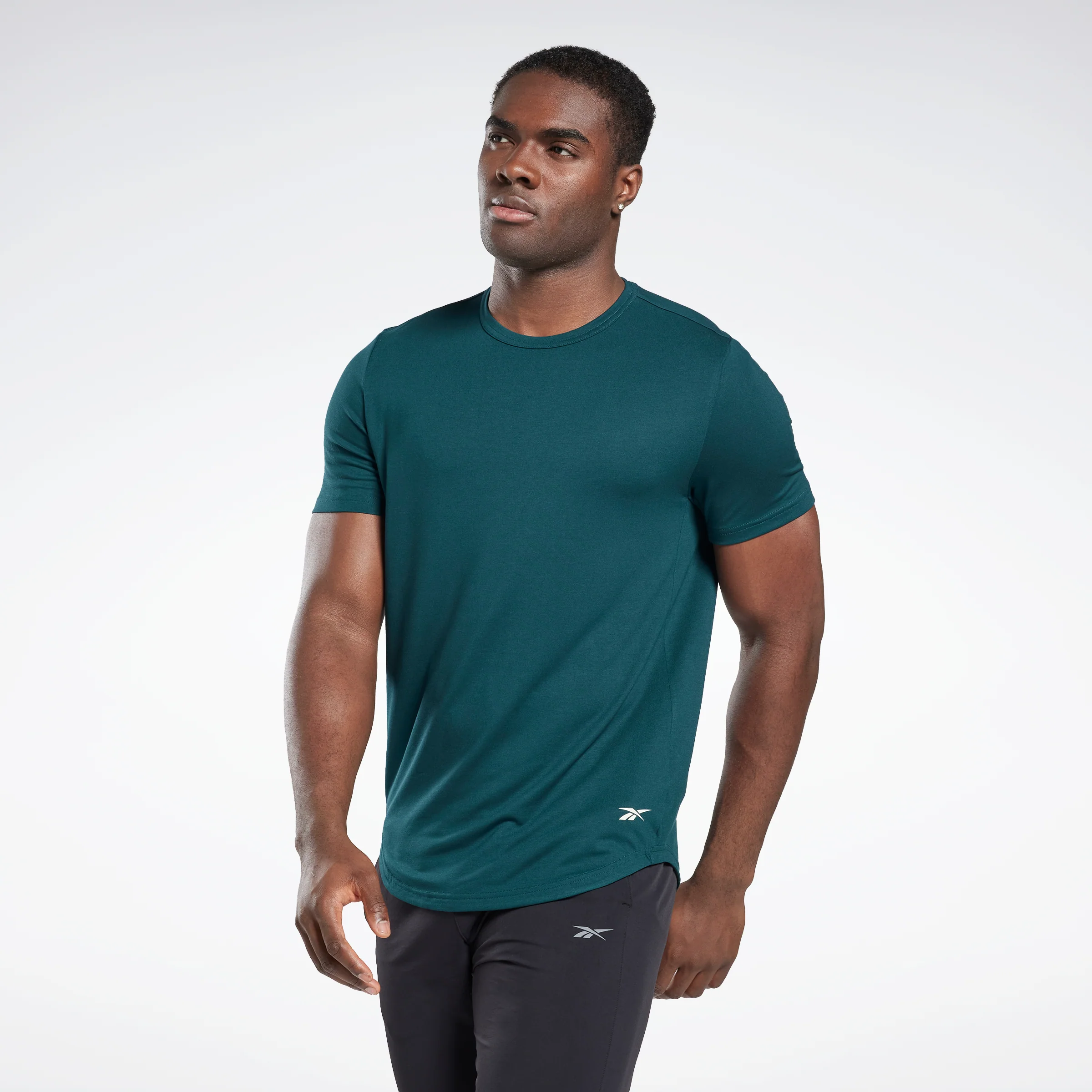 Reebok Apparel Men Activchill+Dreamblend T-Shirt Forest Green