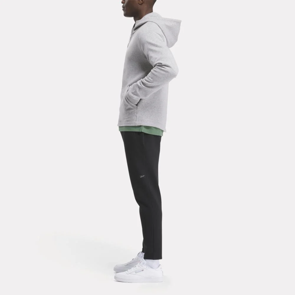 Reebok Apparel Men Active Collective Dreamblend Full-Zip Hoodie MGREYH - Image 2