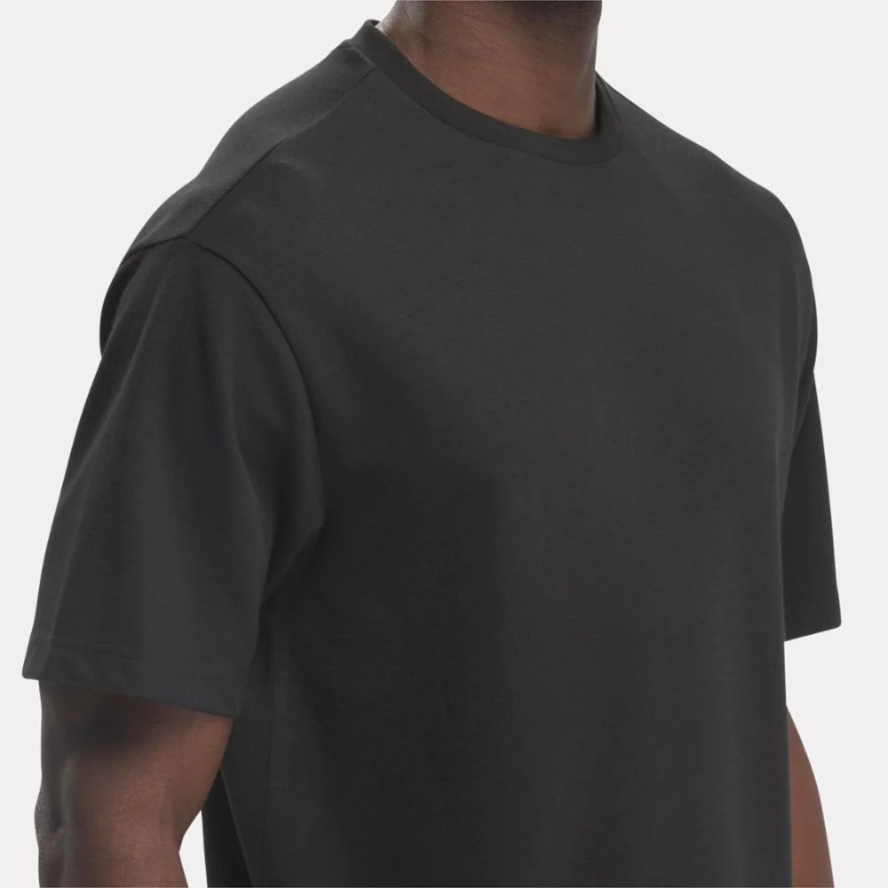 Reebok Apparel Men Active Collective Short Sleeve T-Shirt BLACK - Image 4