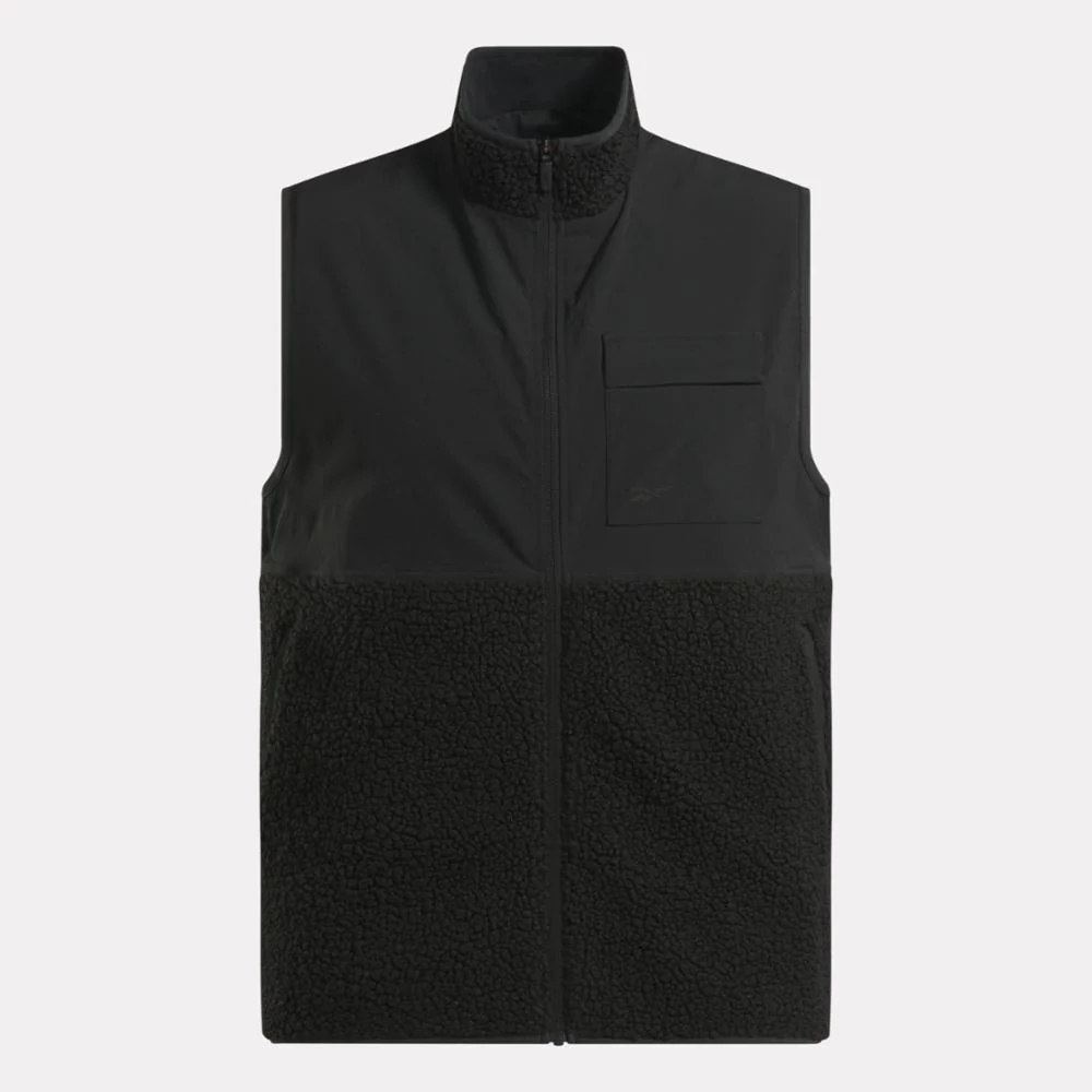 Reebok Apparel Men Active Collective SkyStretch Winter Vest BLACK - Image 6