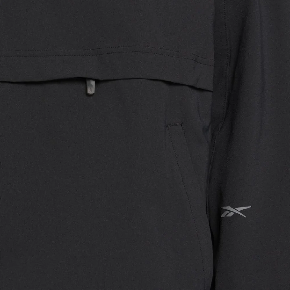 Reebok Apparel Men Active Collective Skystretch Woven Anorak BLACK - Image 4