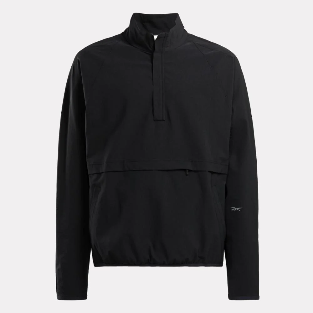Reebok Apparel Men Active Collective Skystretch Woven Anorak BLACK - Image 5