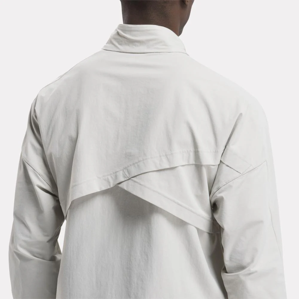 Reebok Apparel Men Active Collective SkyStretch Woven Anorak MOONST - Image 5