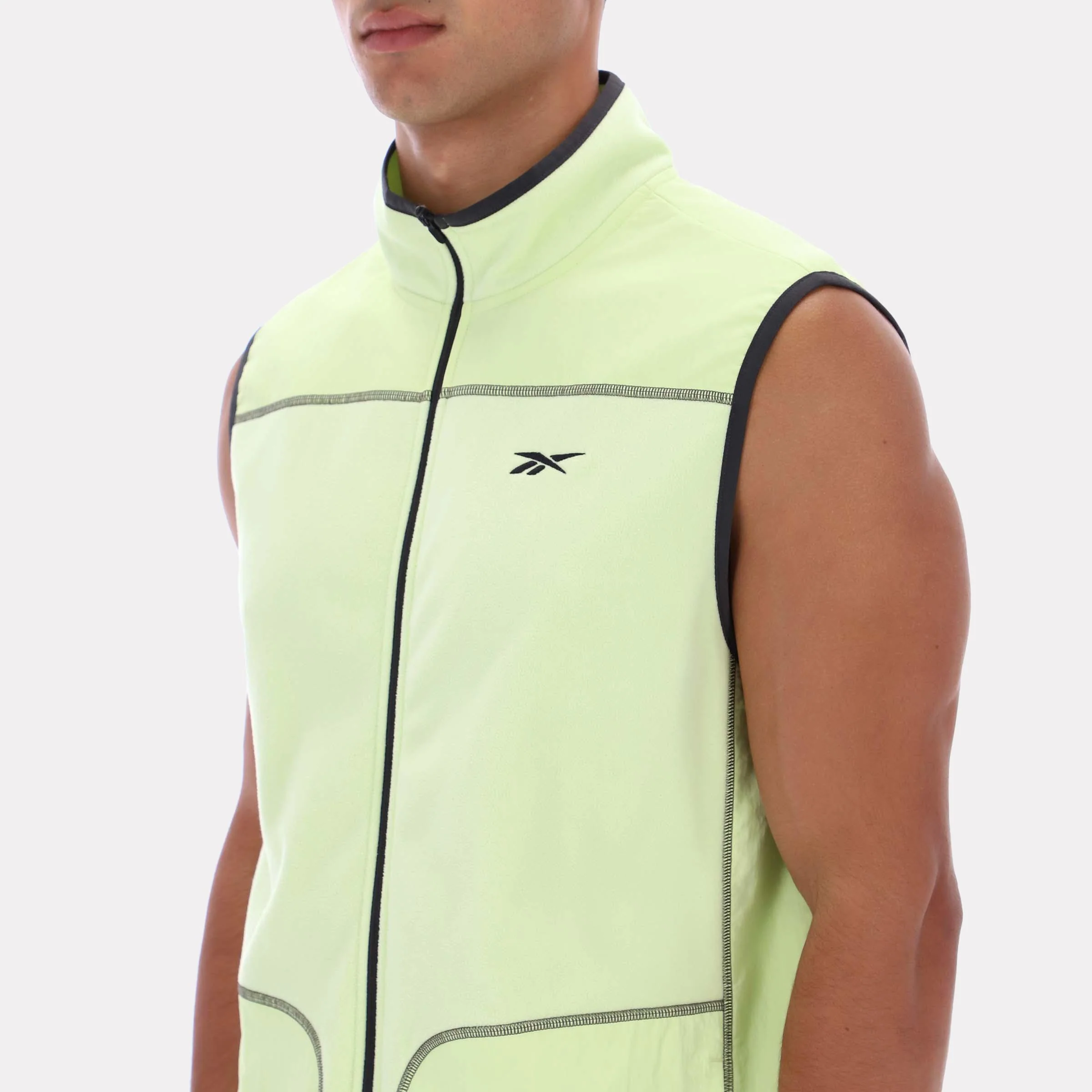 Reebok Apparel Men All-Trail Running Vest ASTRO LIME - Image 4