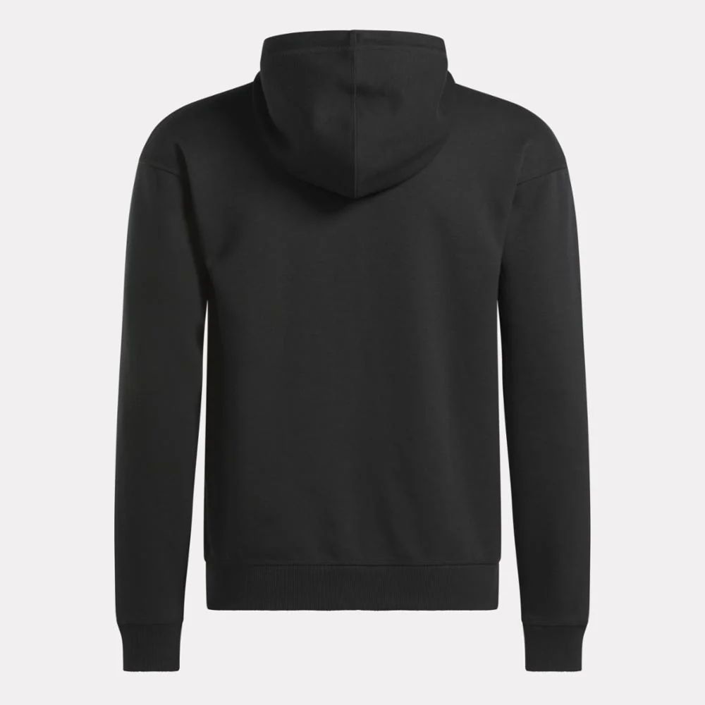 Reebok Apparel Men Athlete Full Zip Hoodie BLACK - Image 2