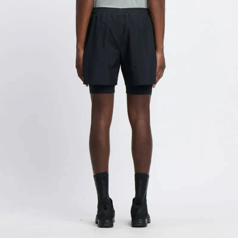 Reebok Apparel Men Athlete Hype 2-In-1 Shorts BLACK - Image 3