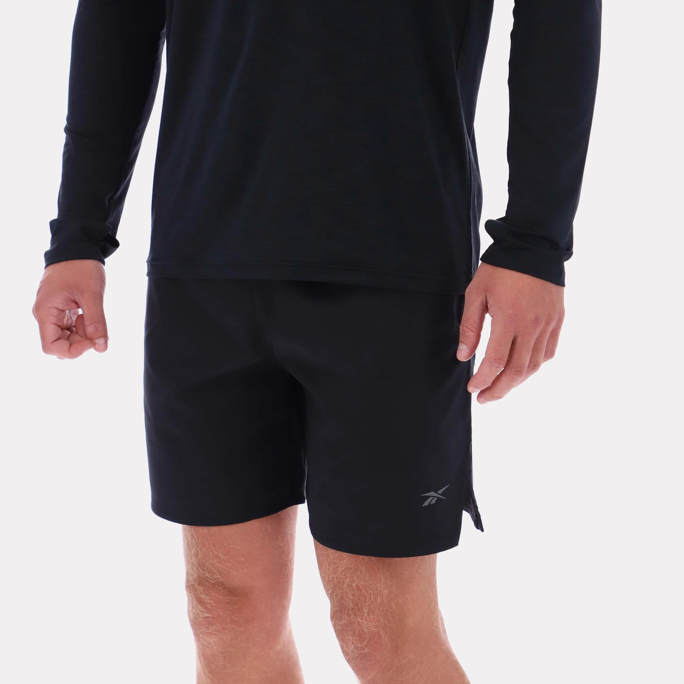 Reebok Apparel Men Athlete Strength Shorts BLACK - Image 3