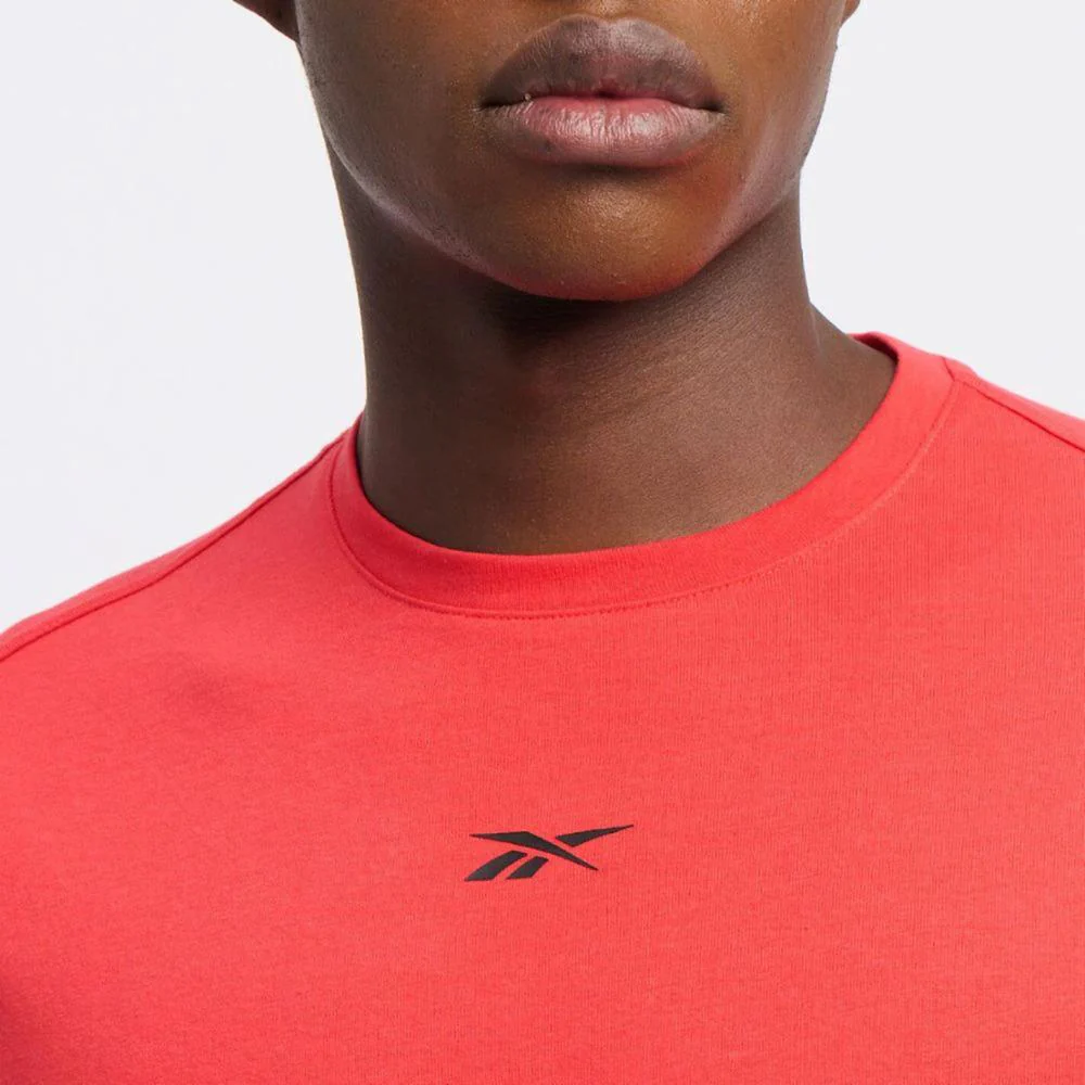 Reebok Apparel Men Athlete T-Shirt ENERGY RED - Image 4