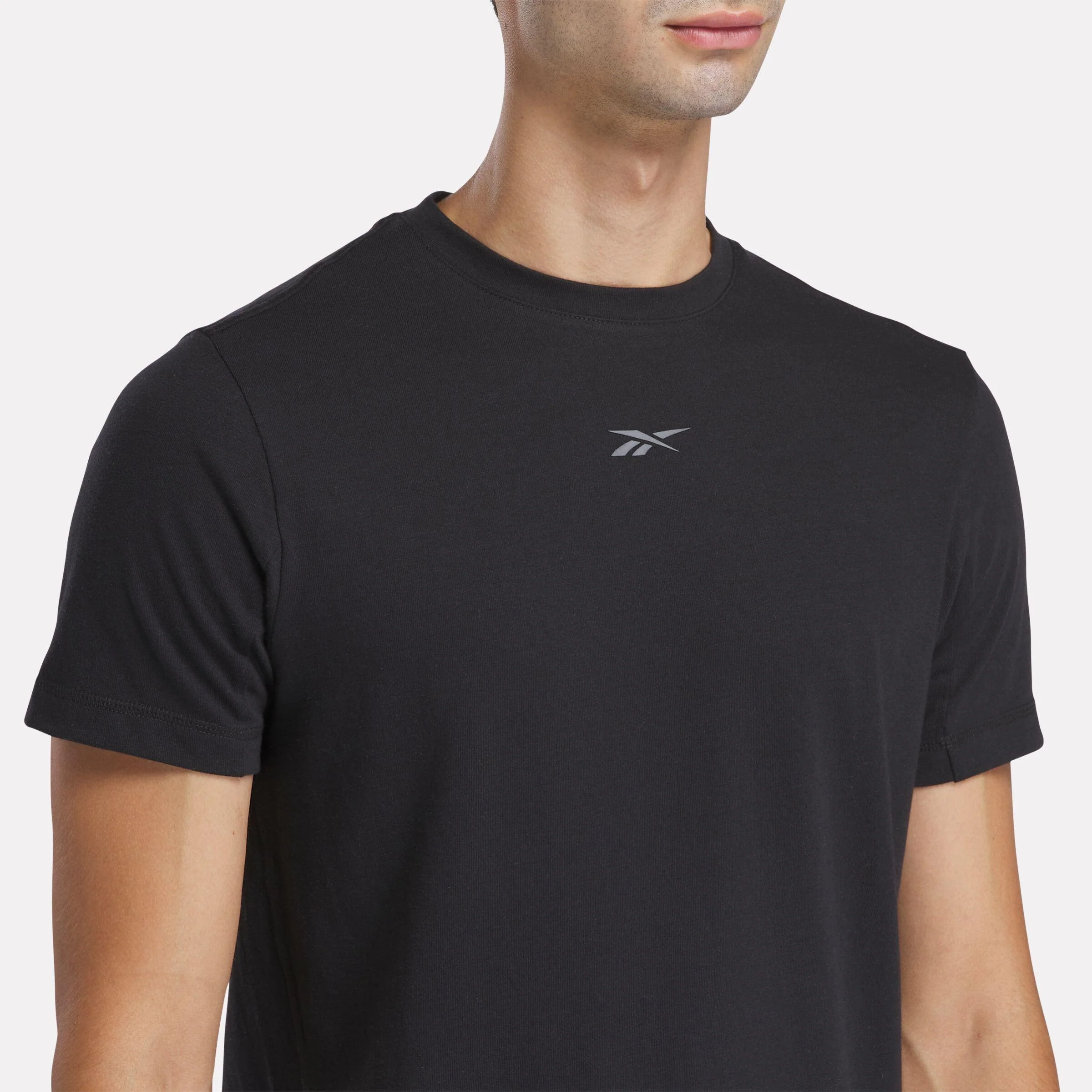 Reebok Apparel Men Athlete Training T-Shirt BLACK - Image 4