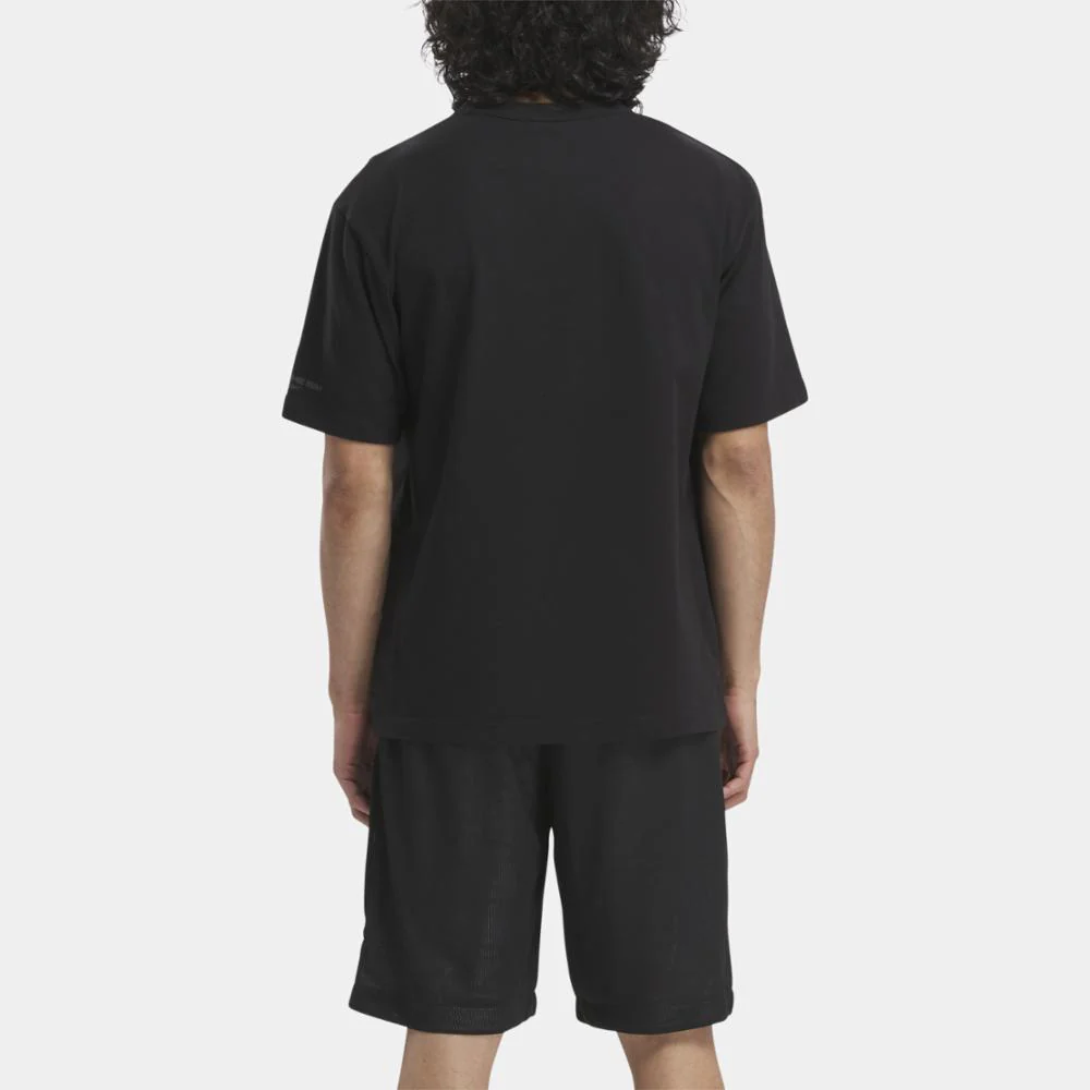 Reebok Apparel Men ABOVE THE RIM GRAPHIC T-SHIRT BLACK - Image 3