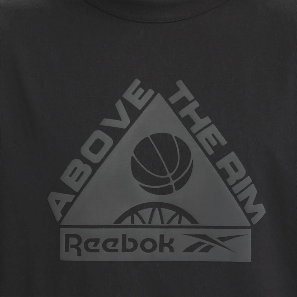 Reebok Apparel Men ABOVE THE RIM GRAPHIC T-SHIRT BLACK - Image 4