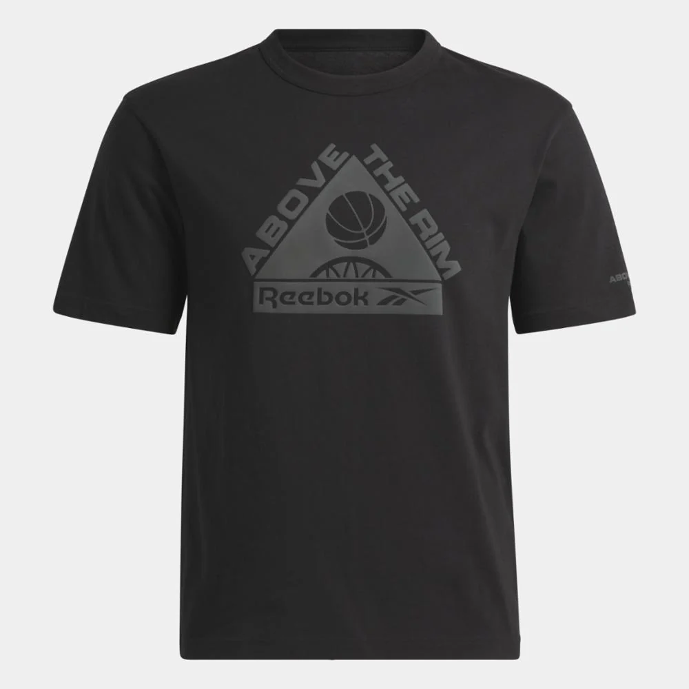 Reebok Apparel Men ABOVE THE RIM GRAPHIC T-SHIRT BLACK - Image 6