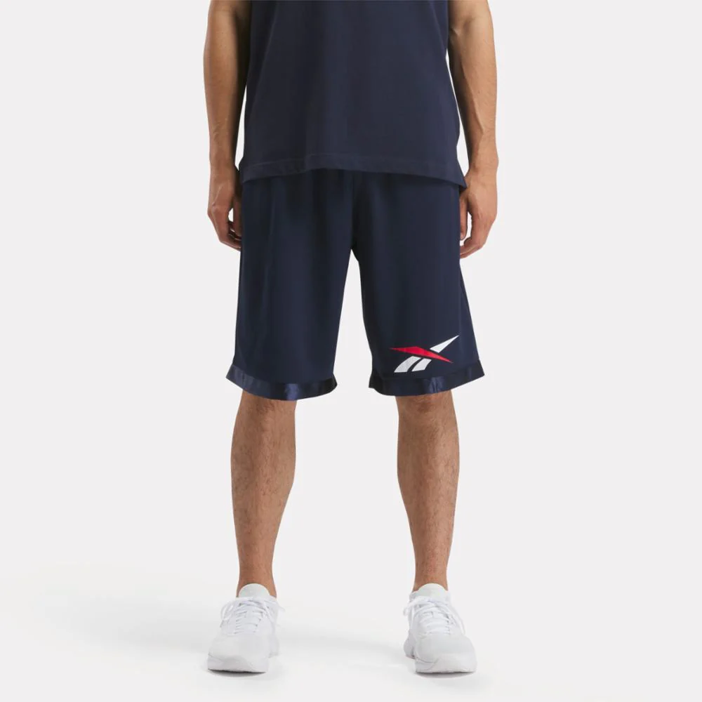 Reebok Apparel Men Basketball Mesh Shorts VECNAV