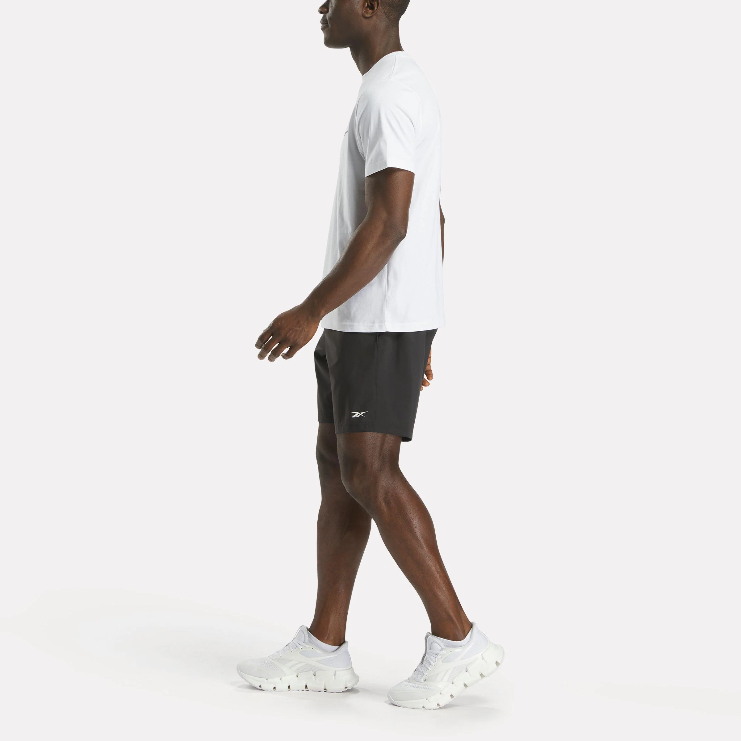 Reebok Apparel Men Big Logo Crewneck Short Sleeve Tee WHITE - Image 2