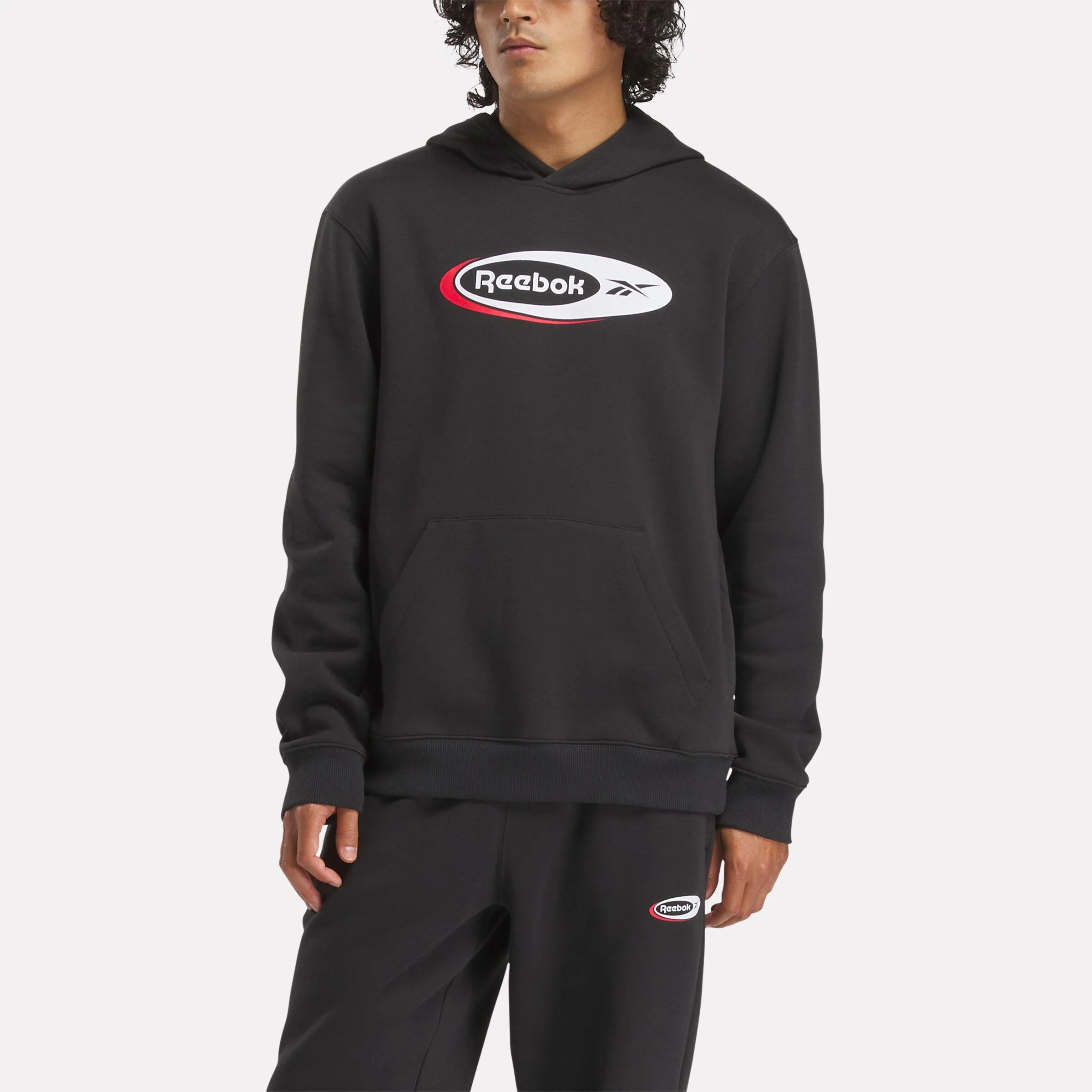 Reebok Apparel Men Brand Proud Hoodie BLACK
