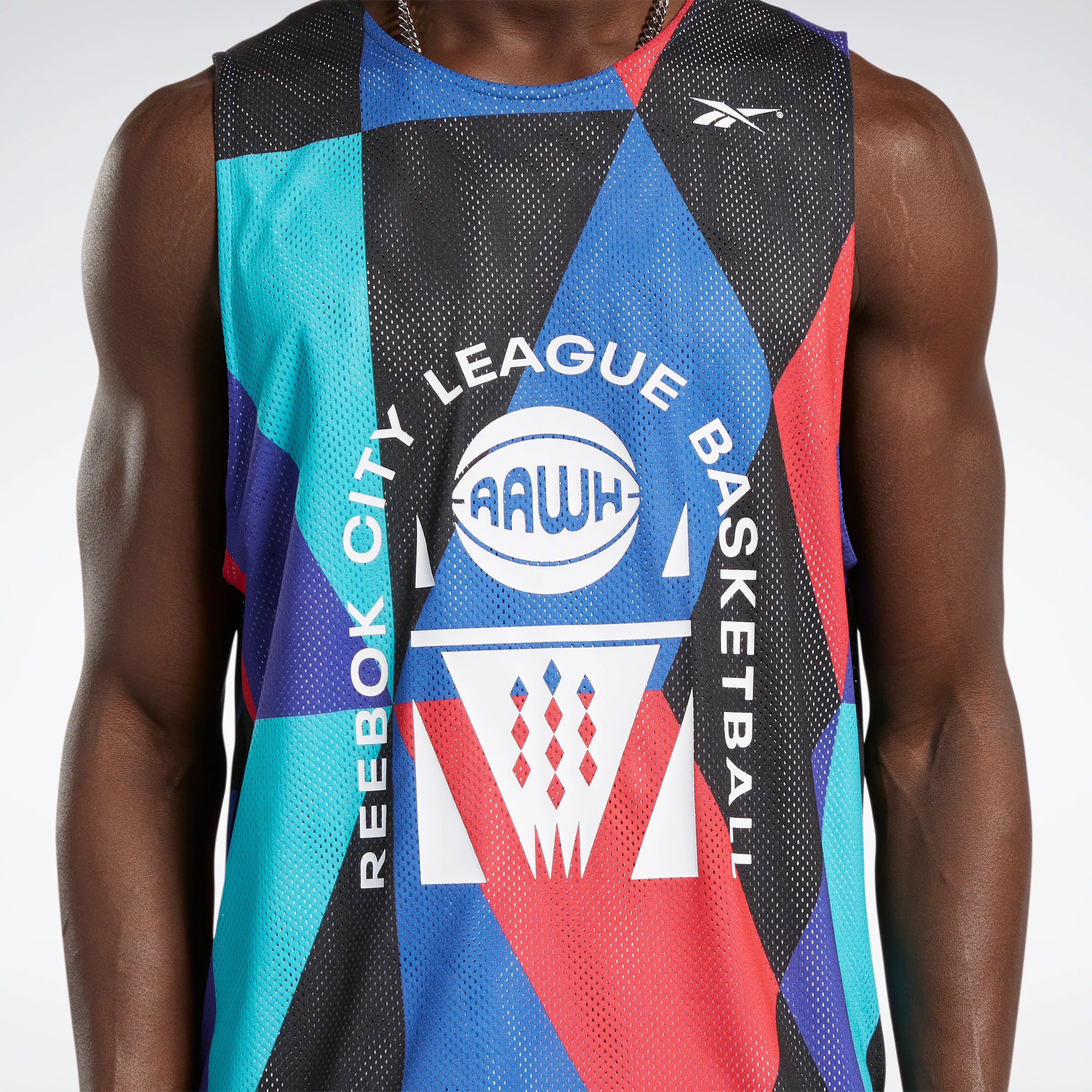 Reebok Apparel Men City League Reversible Mesh Jersey Vecblu - Image 2