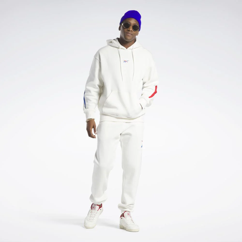 Reebok Apparel Men Classics Brand Proud Hoodie CHALK - Image 2