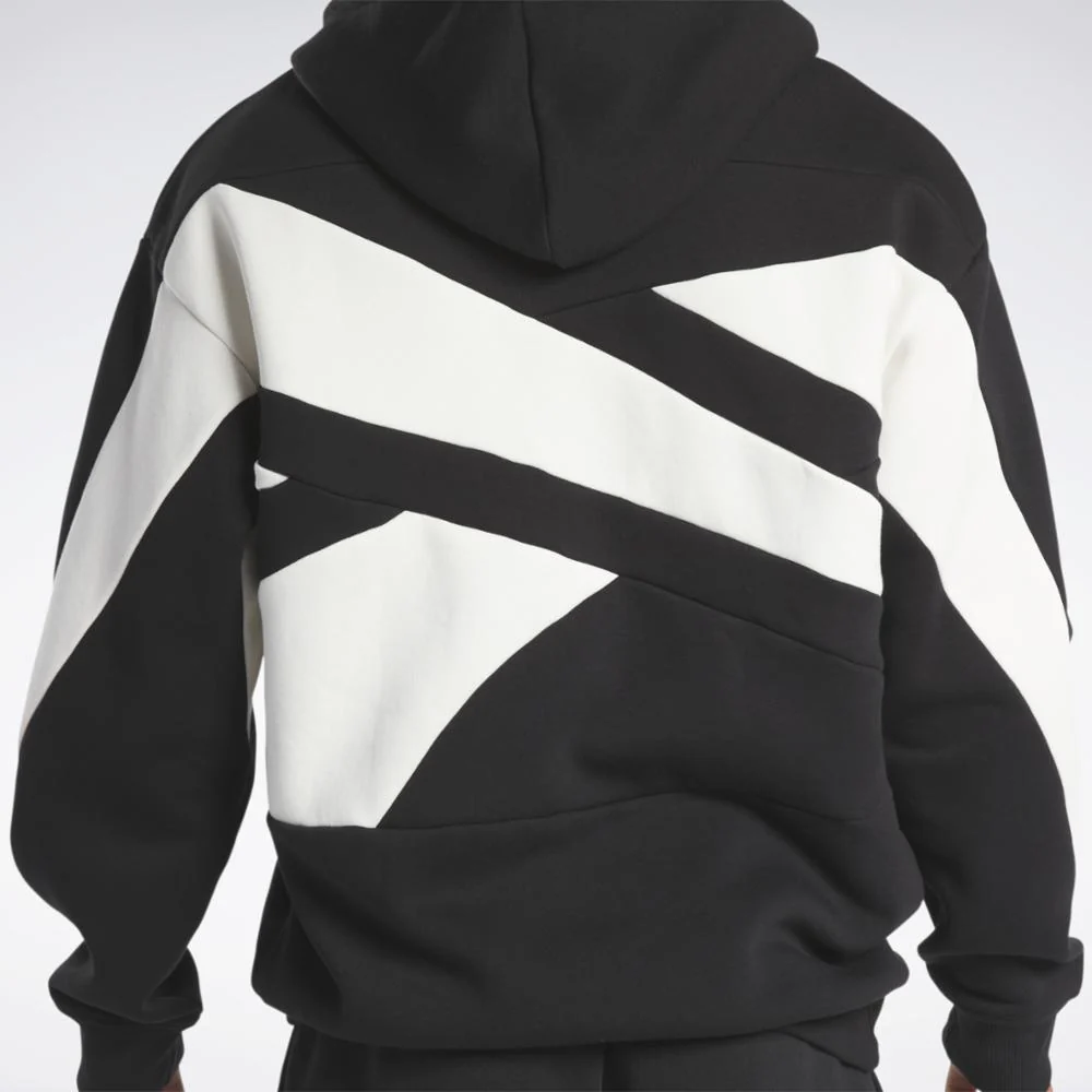 Reebok Apparel Men Classics Brand Proud Hoodie BLACK/CHALK - Image 5