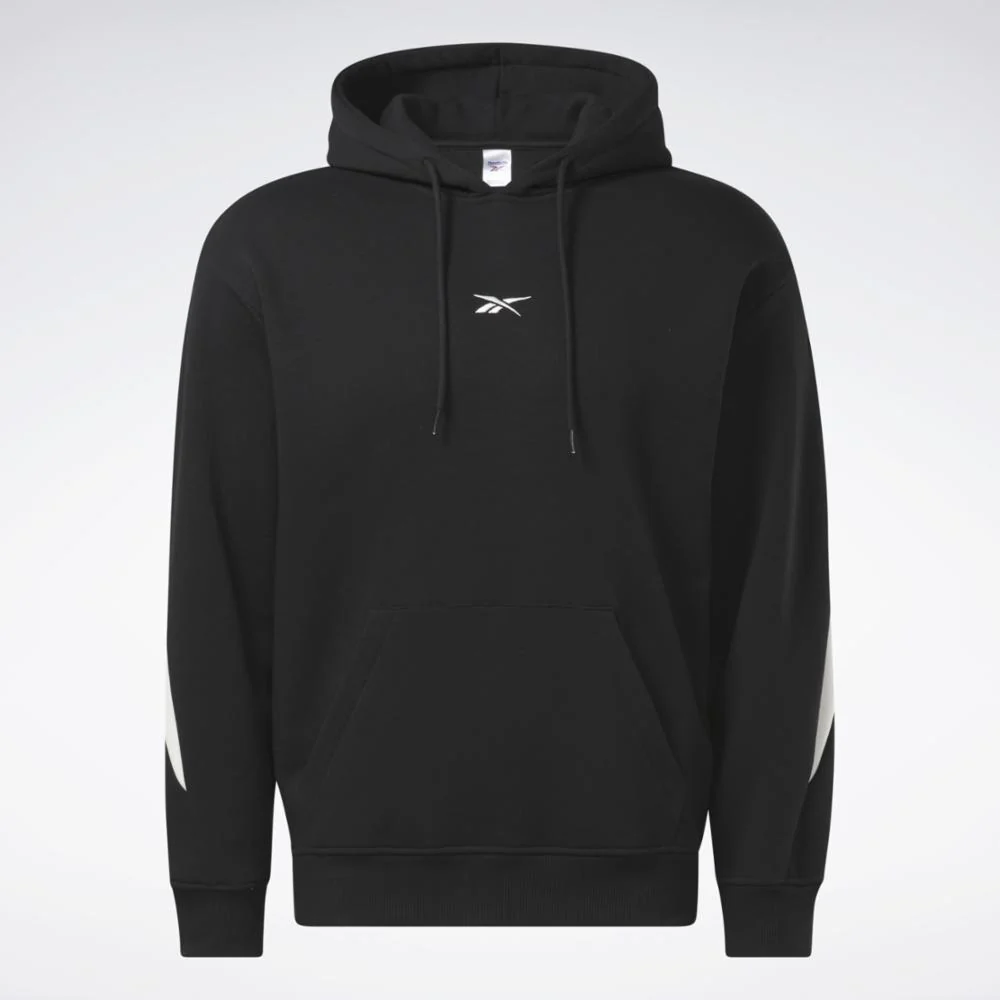 Reebok Apparel Men Classics Brand Proud Hoodie BLACK/CHALK - Image 6