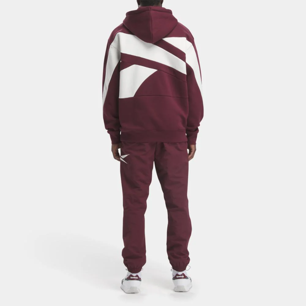 Reebok Apparel Men Classics Brand Proud Hoodie CLASSIC MAROON F23 - Image 4