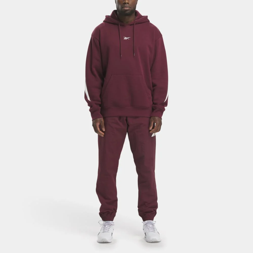 Reebok Apparel Men Classics Brand Proud Hoodie CLASSIC MAROON F23 - Image 5