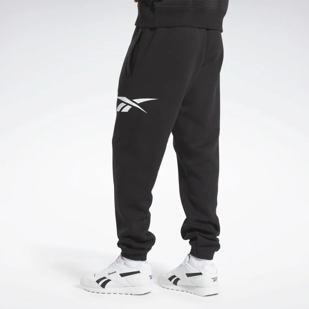 Reebok Apparel Men Classics Brand Proud Pants BLACK/CHALK - Image 3