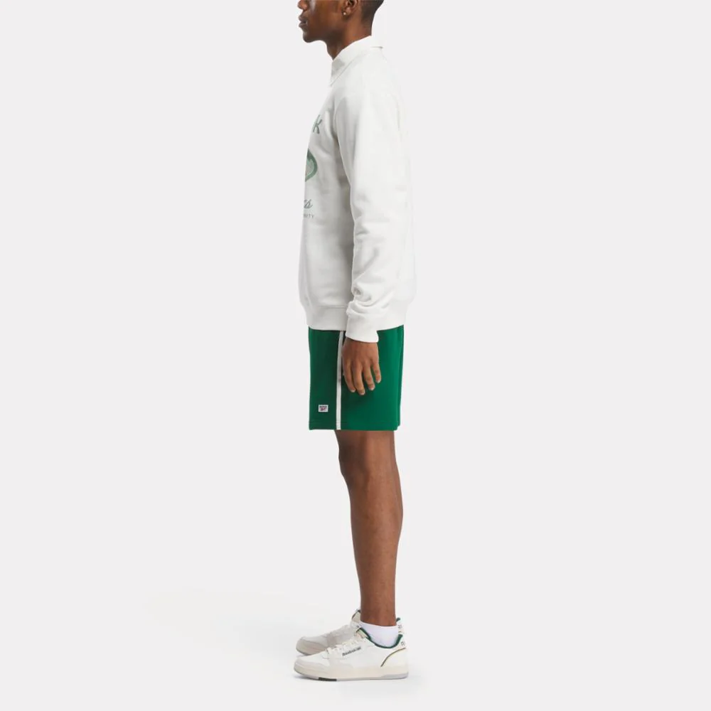 Reebok Apparel Men Classics Court Sport Crew Sweatshirt CHALK - Image 2