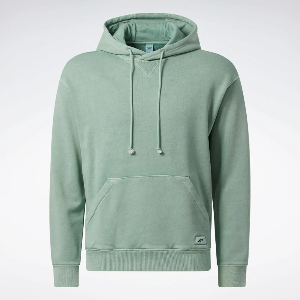 Reebok Apparel Men Classics Natural Dye Hoodie HARGRN - Image 6