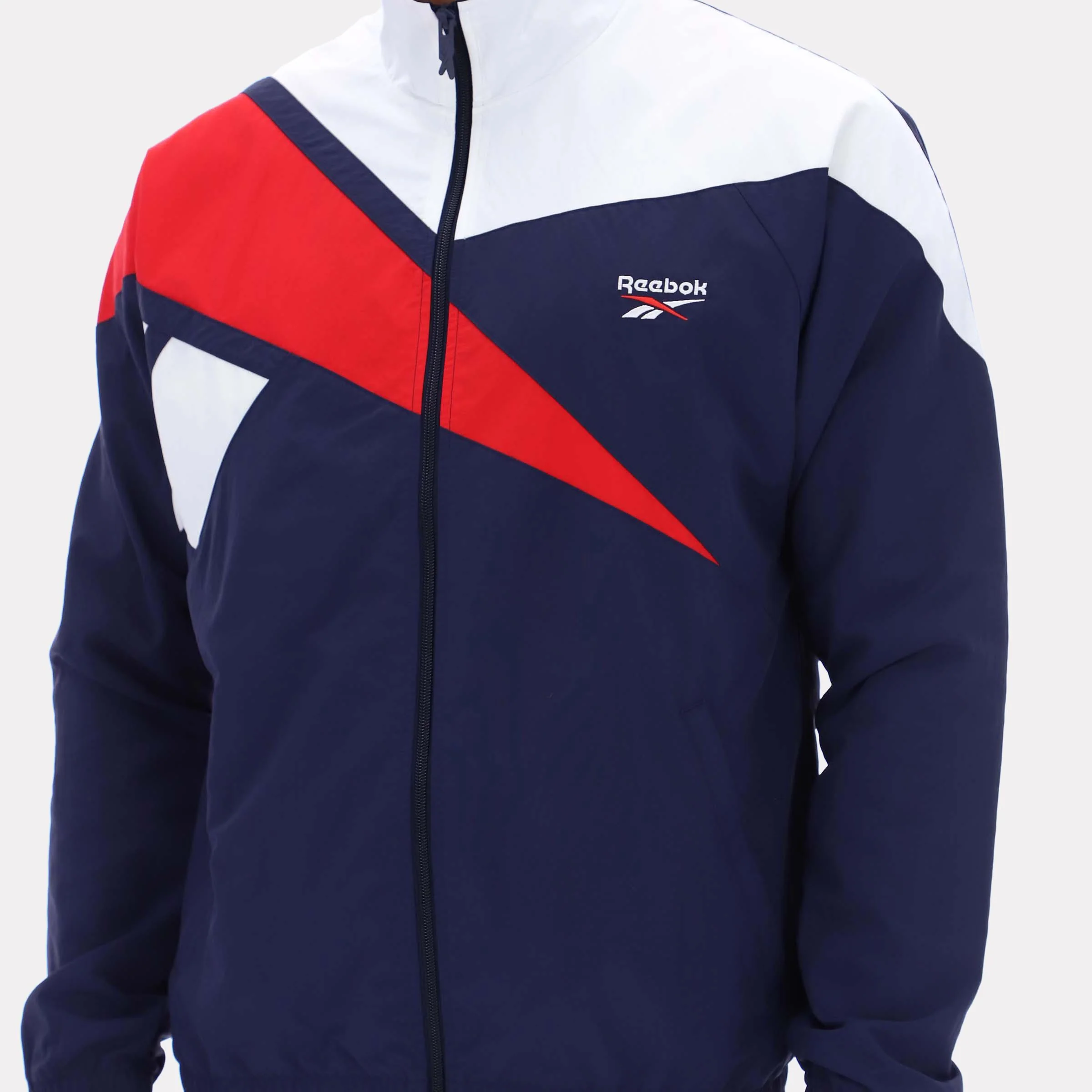 Reebok Apparel Men Classics Vector Track Jacket NAVY/WHITE - Image 4