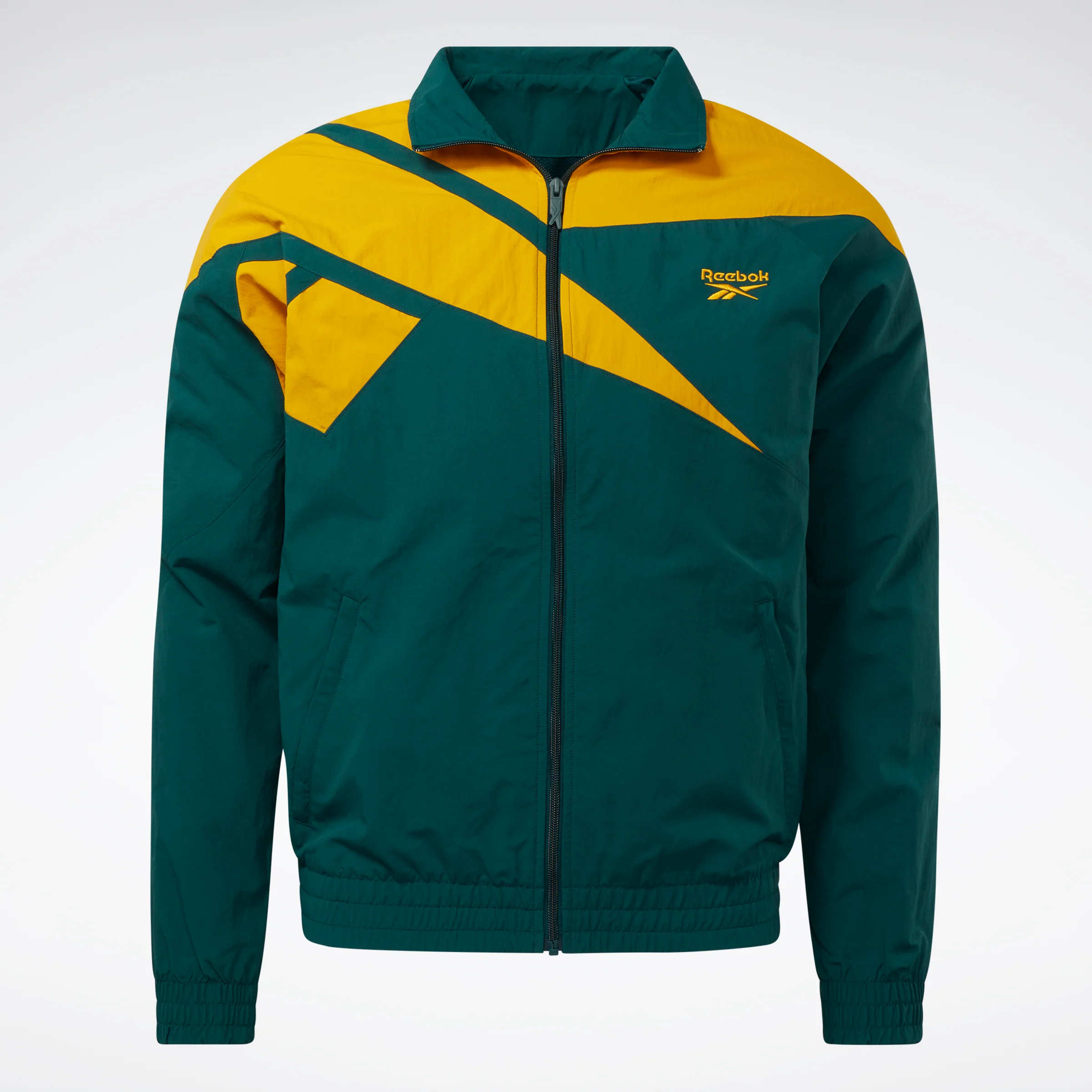 Reebok Apparel Men Classics Vector Track Top Forest Green - Image 6