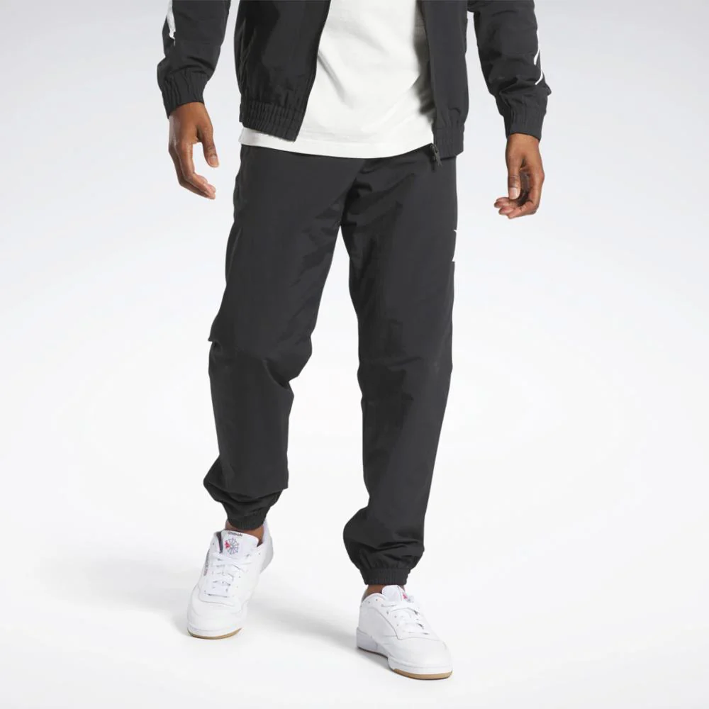 Reebok Apparel Men Classics Vector Tracksuit Bottoms BLACK