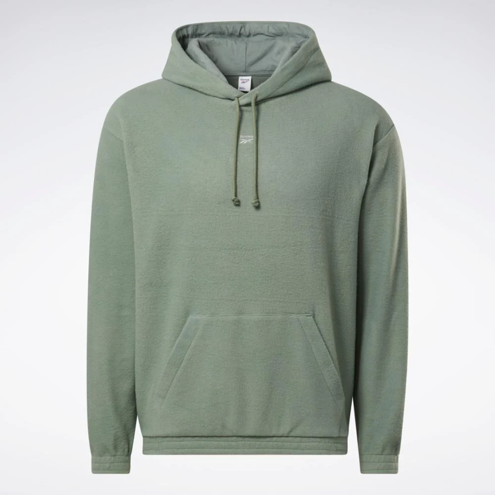 Reebok Apparel Men Classics Wardrobe Essentials Hoodie HARGRN - Image 7