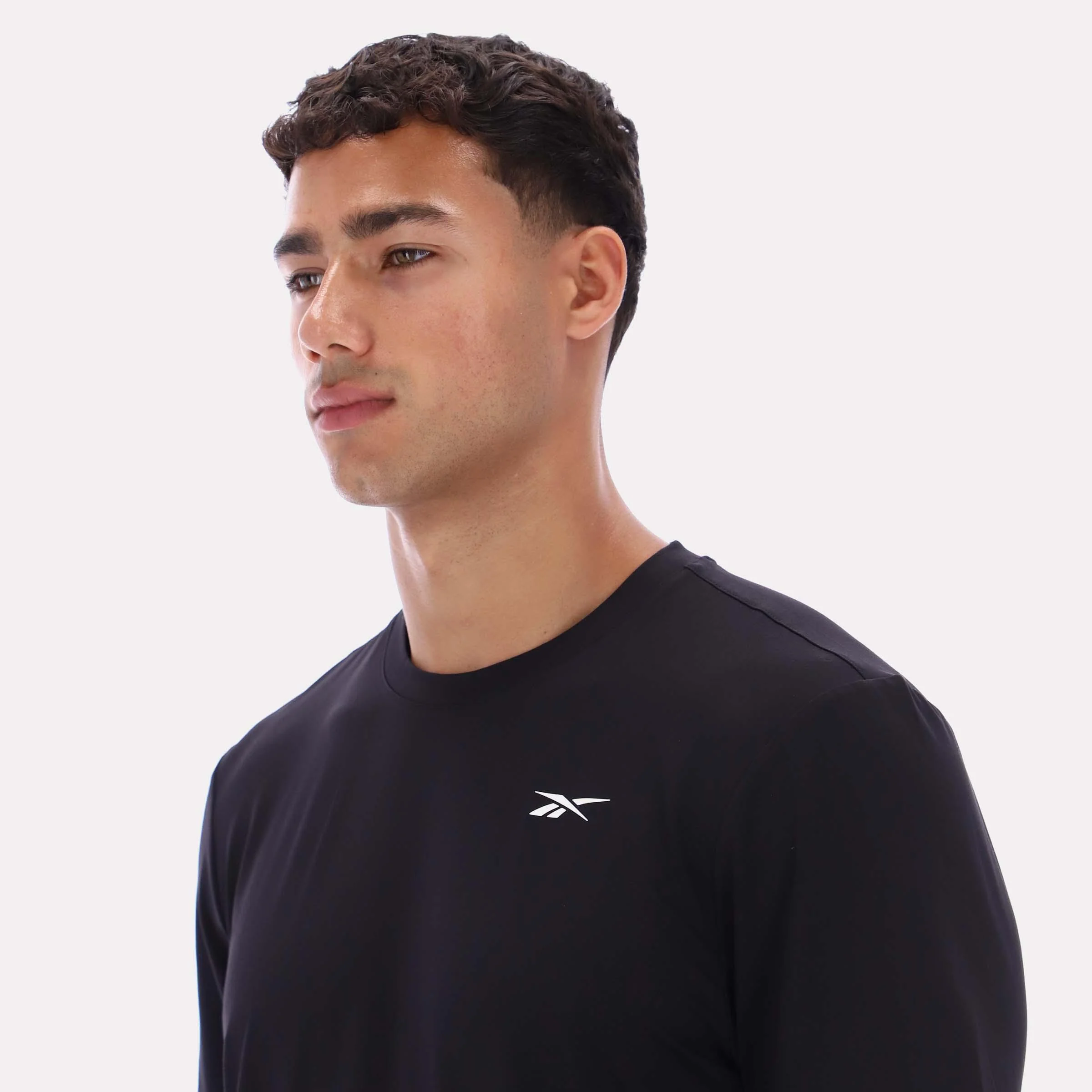 Reebok Apparel Men Core Move T-Shirt BLACK - Image 3
