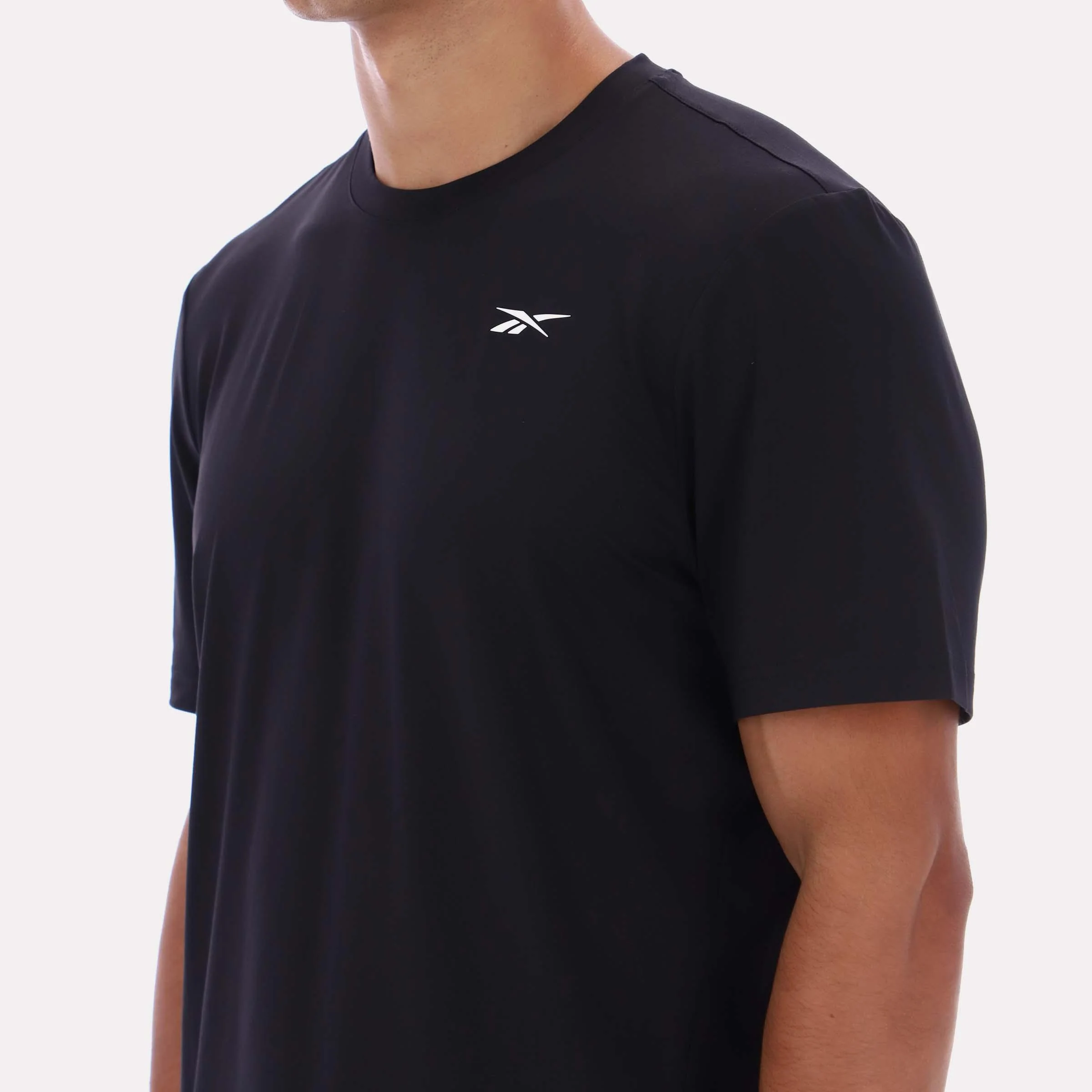 Reebok Apparel Men Core Move T-Shirt BLACK - Image 4