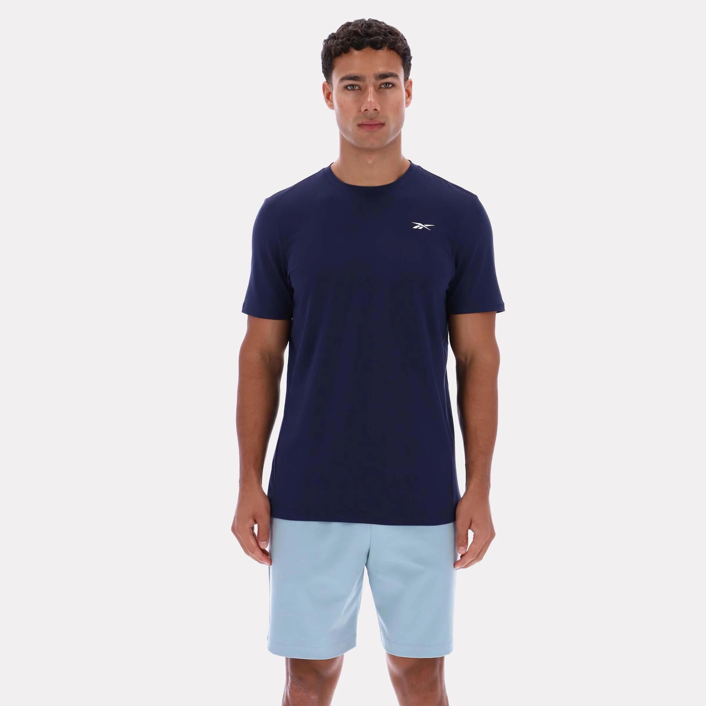 Reebok Apparel Men Core Move T-Shirt VECTOR NAVY