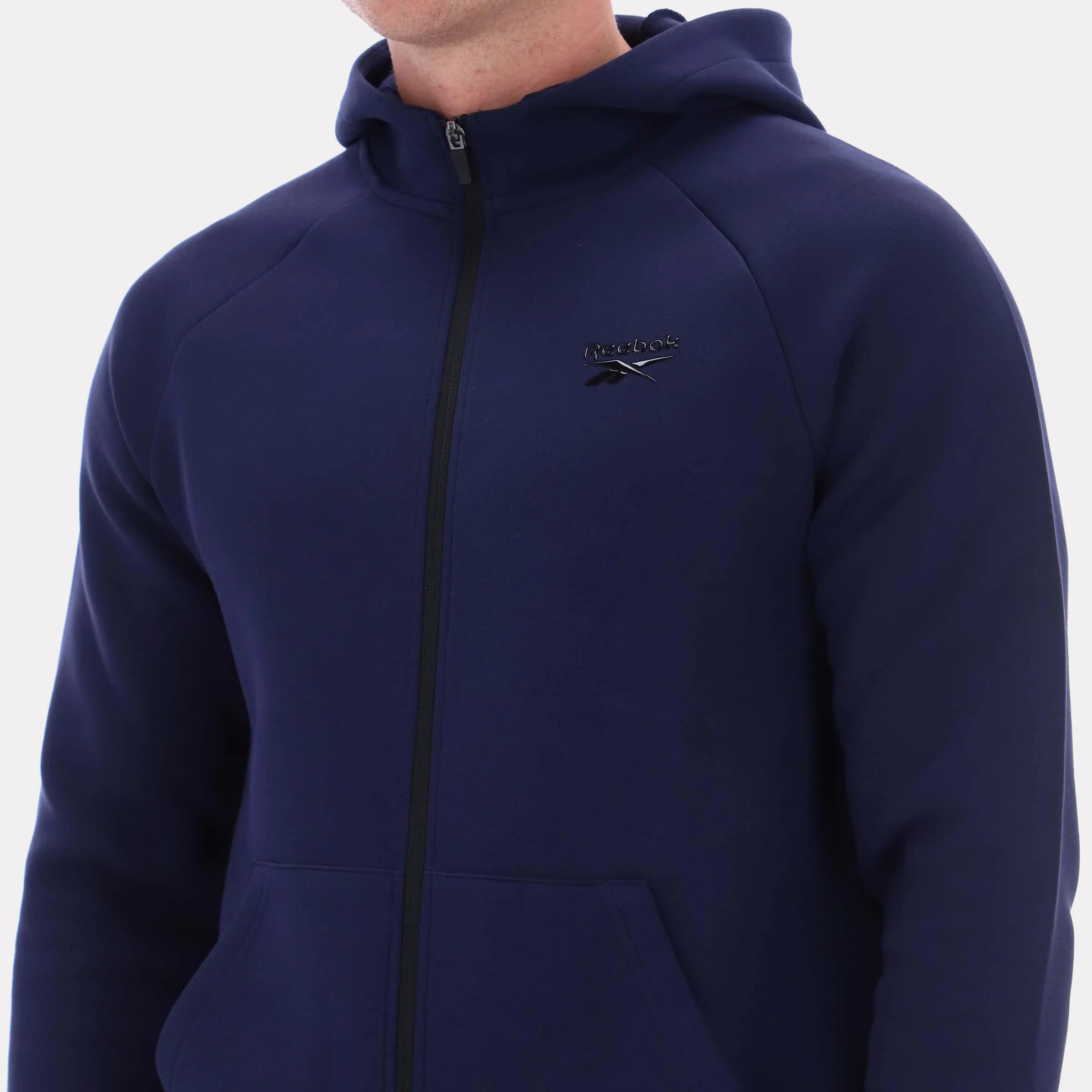 Reebok Apparel Men Core Zip Hoodie VECTOR NAVY - Image 4