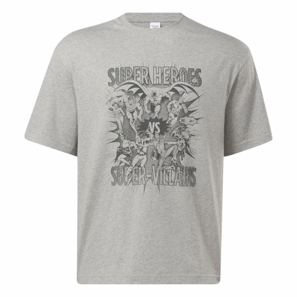 Reebok Apparel Men DC X REEBOK FACE-OFF T-SHIRT MGREYH - Image 5