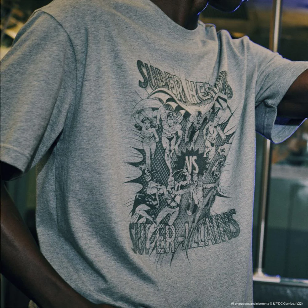 Reebok Apparel Men DC X REEBOK FACE-OFF T-SHIRT MGREYH - Image 6