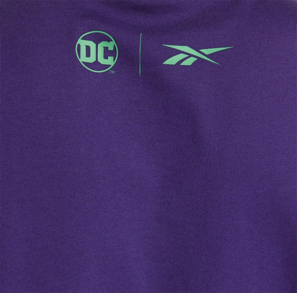 Reebok Apparel Men DC x Reebok Logo T-Shirt DRKORC - Image 5
