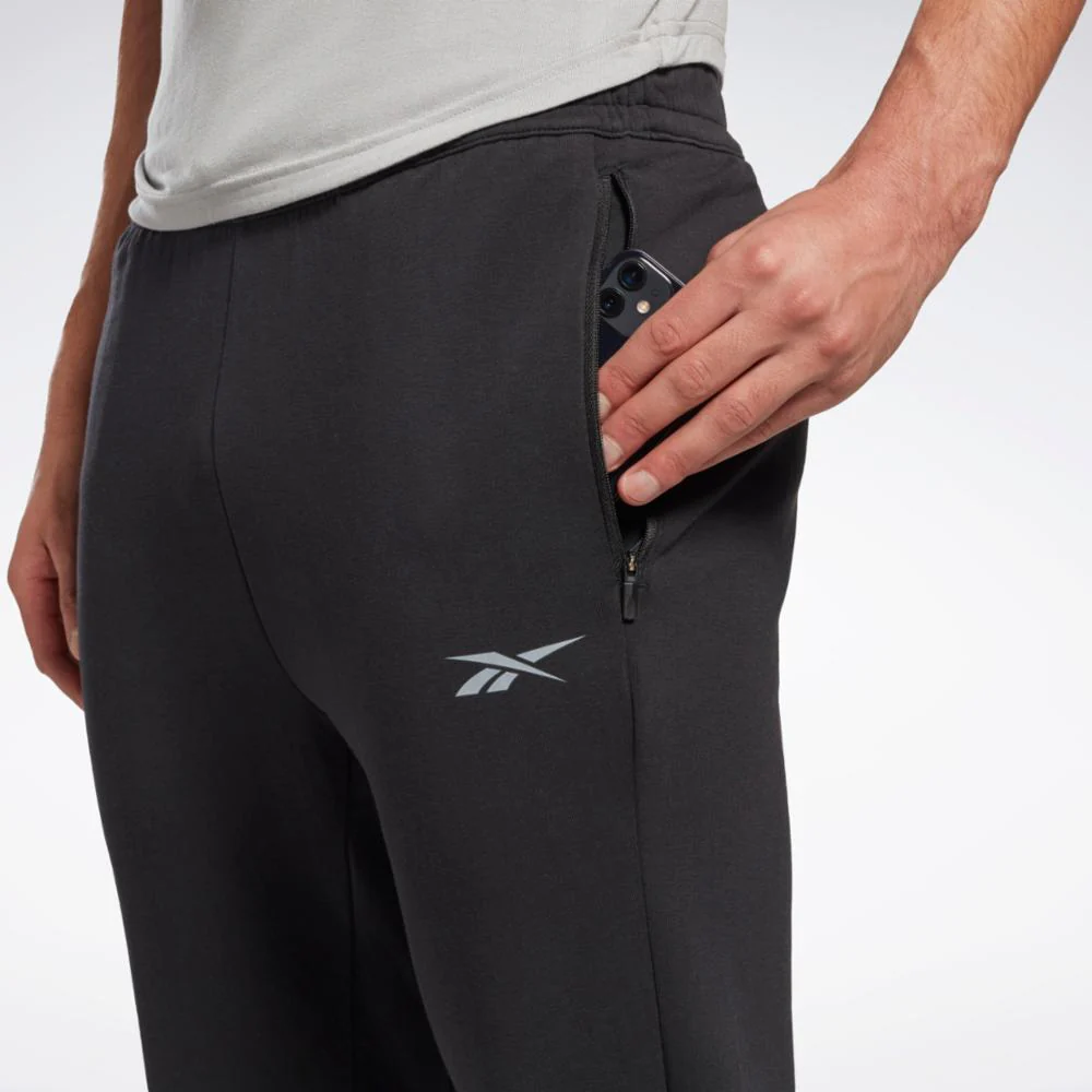 Reebok Apparel Men DreamBlend Joggers BLACK - Image 3