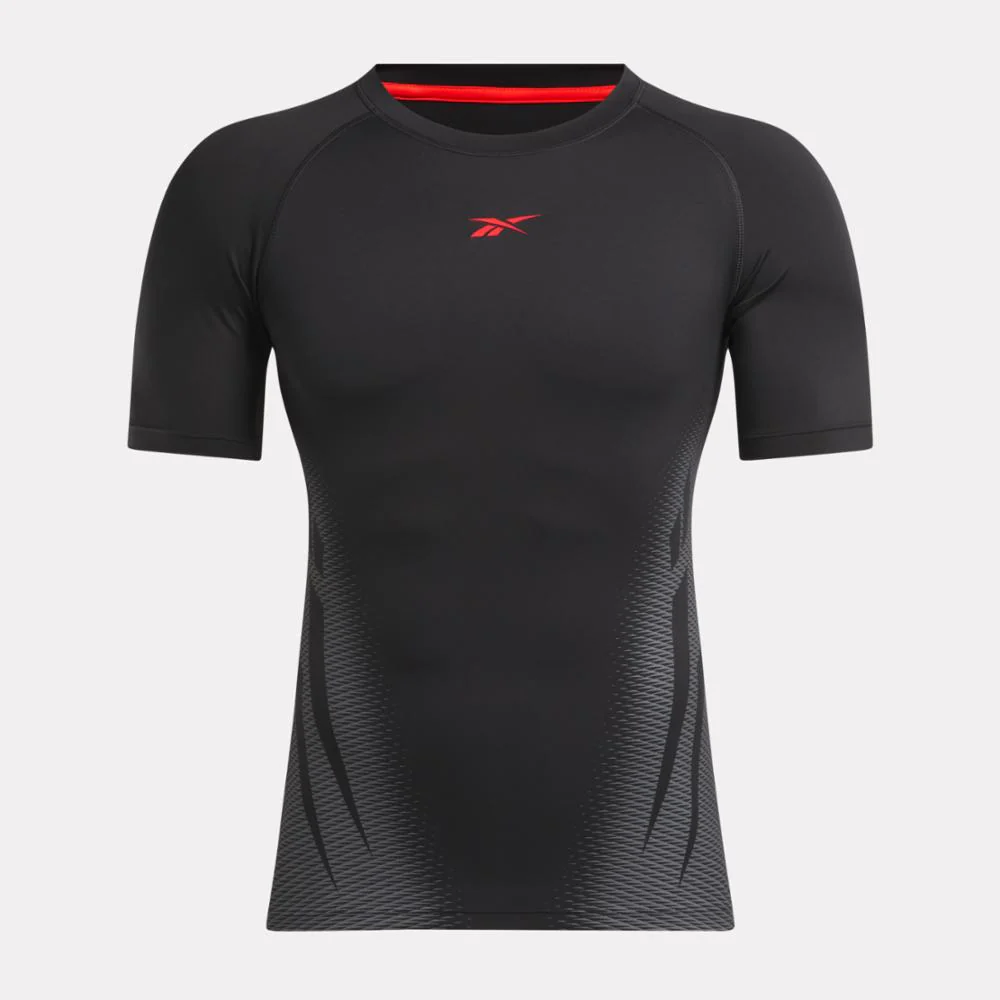 Reebok Apparel Men ERS Perform T-Shirt BLACK/GREY