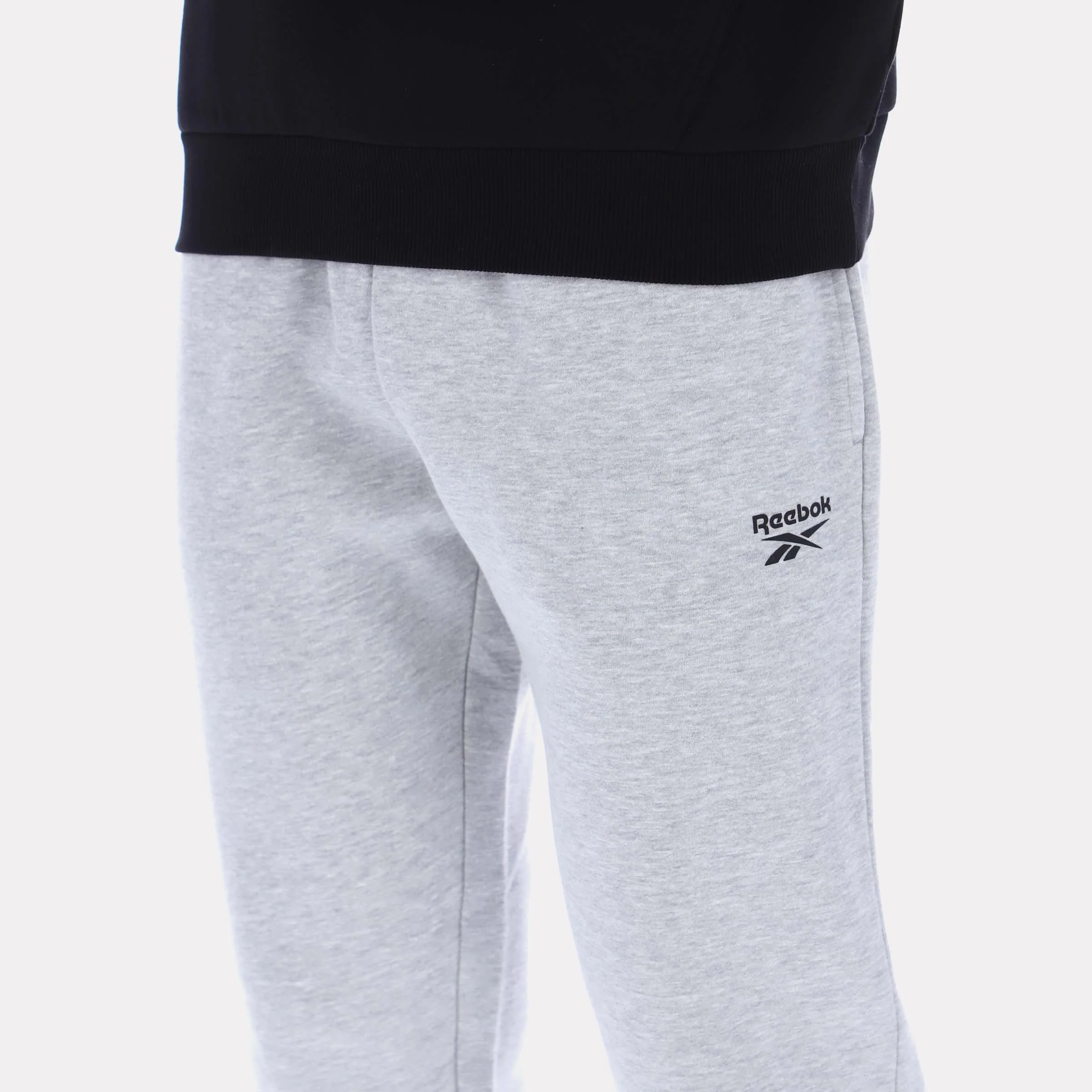 Reebok Apparel Men Essential Tapered Joggers LIGHT GREY MARL - Image 3