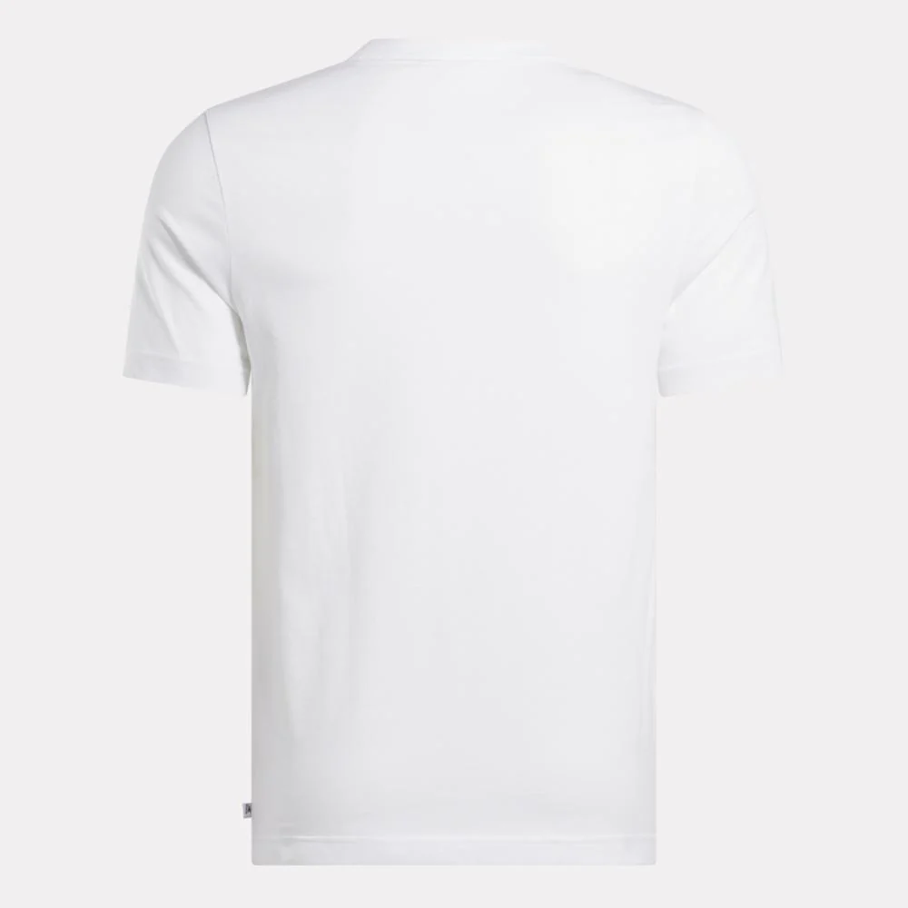 Reebok Apparel Men Graphic Series Basketball Drip T-Shirt WHITE - Image 2