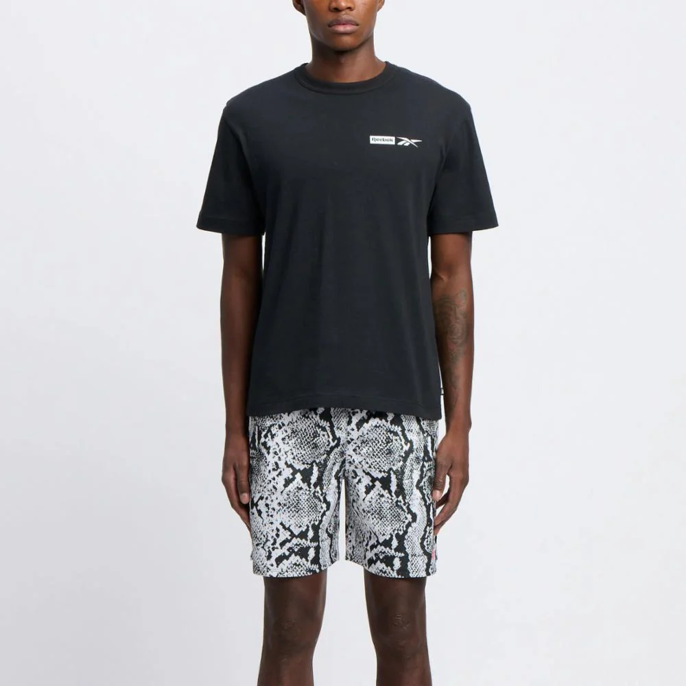 Reebok Apparel Men Graphic Series Basketball T-Shirt BLACK