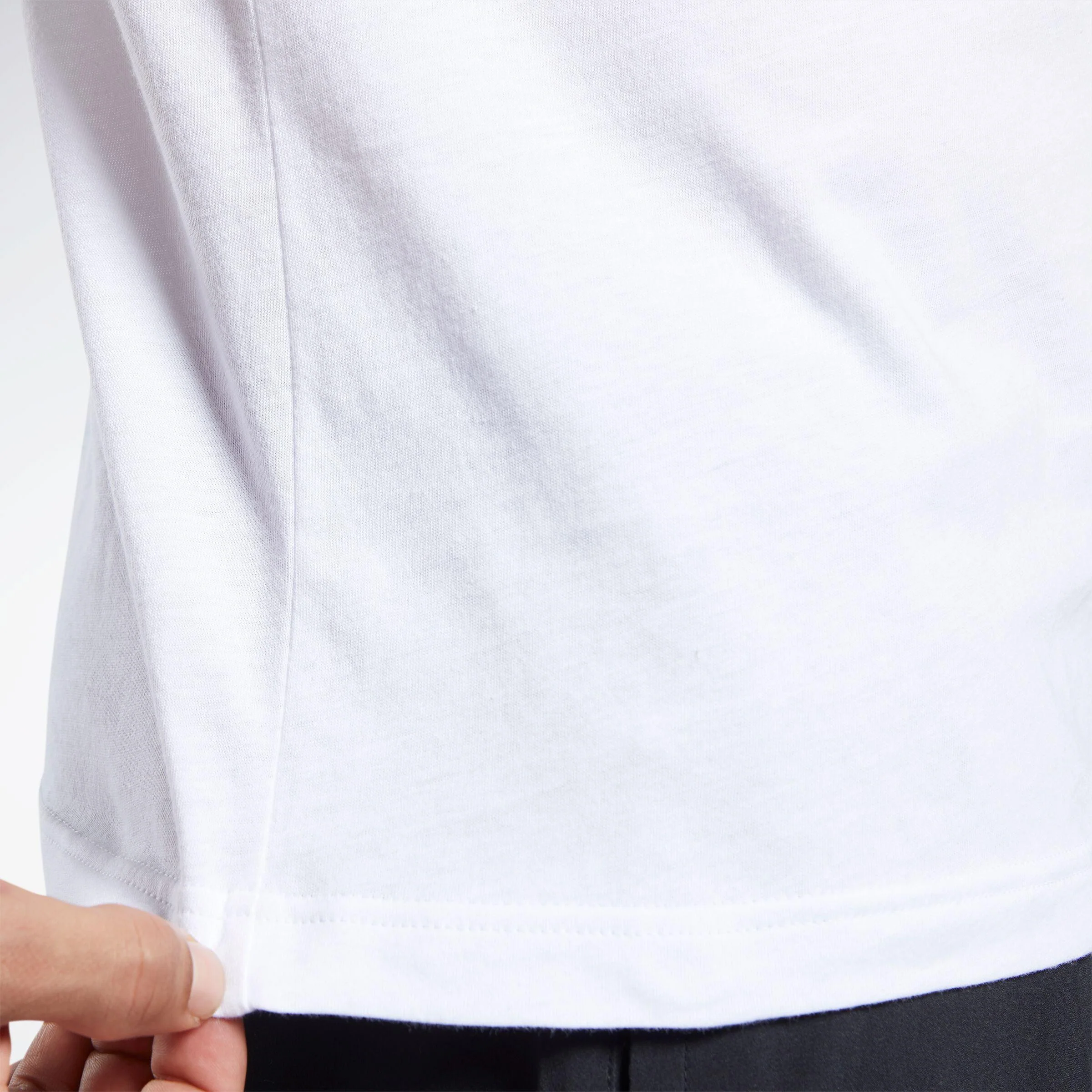 Reebok Apparel Men Graphic Series Linear Logo T-Shirt WHITE - Image 4