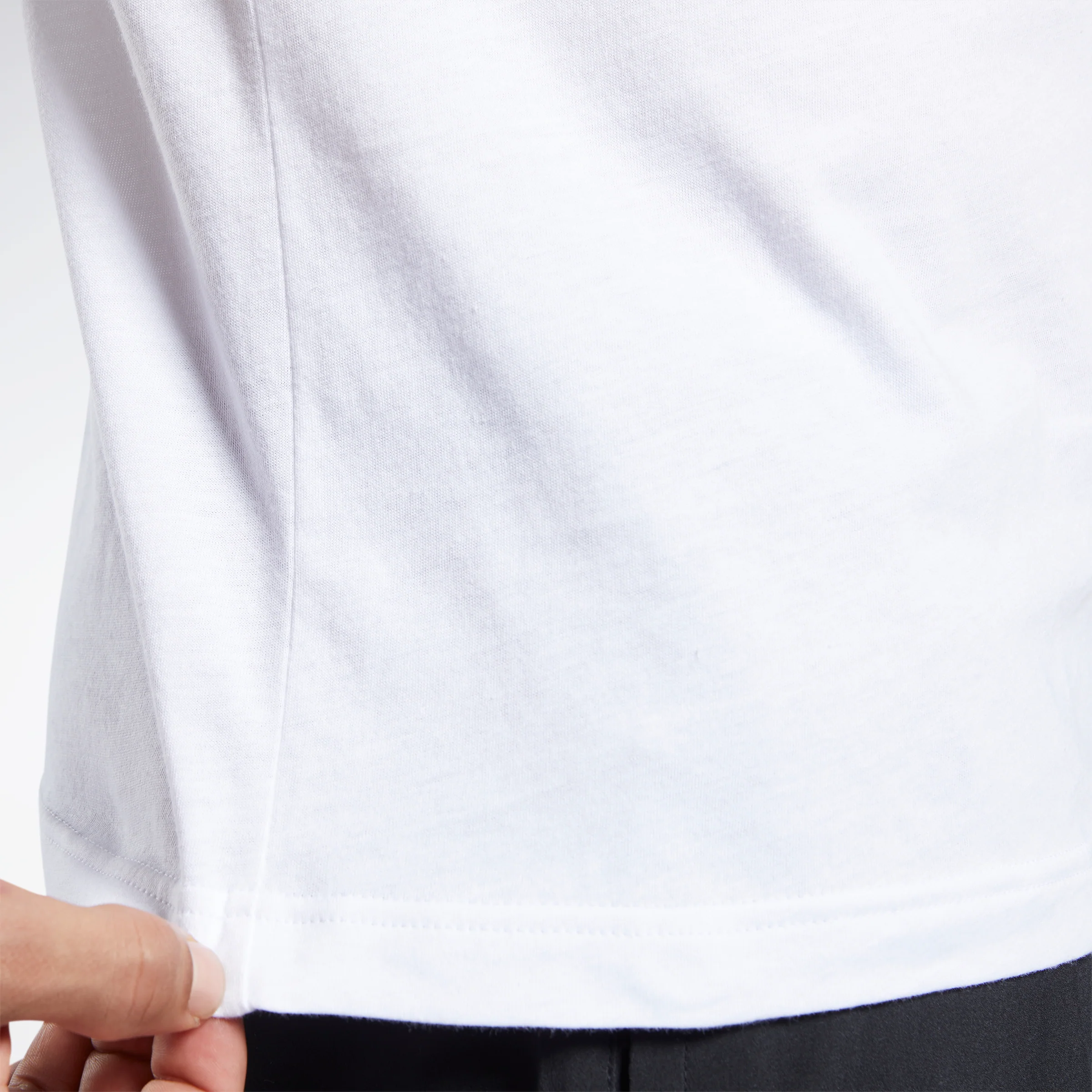 Reebok Apparel Men Graphic Series Linear Logo Tee White - Image 5