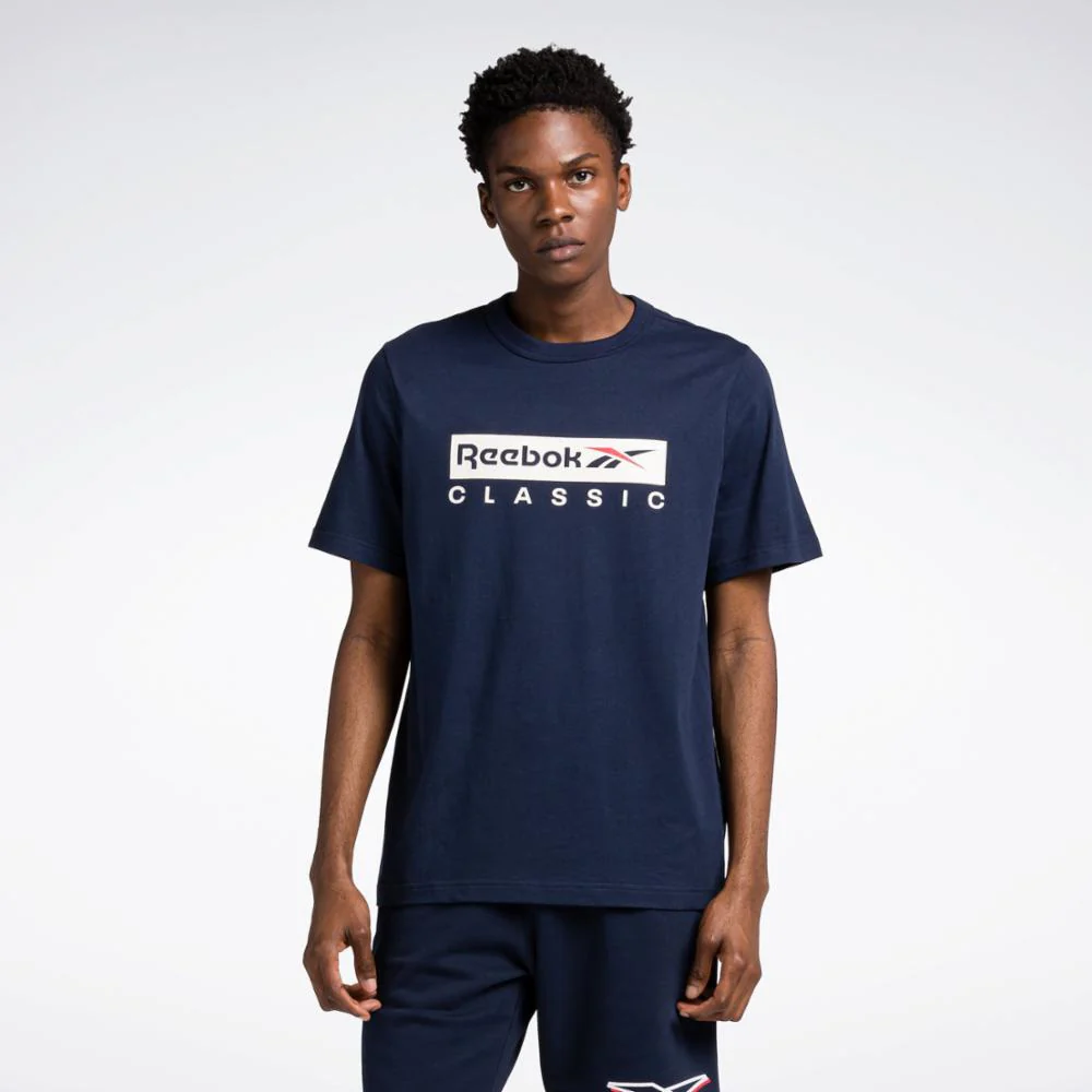 Reebok Apparel Men Graphic Series Reebok Classic T-shirt VECNAV